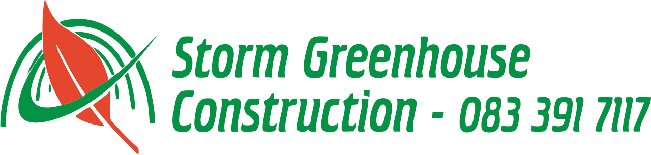 Storm Greenhouse Construction Logo